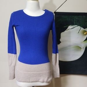 Gap Colorblock Button Neck Sweater